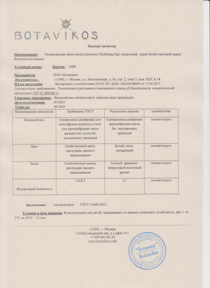 Паспорт №092023